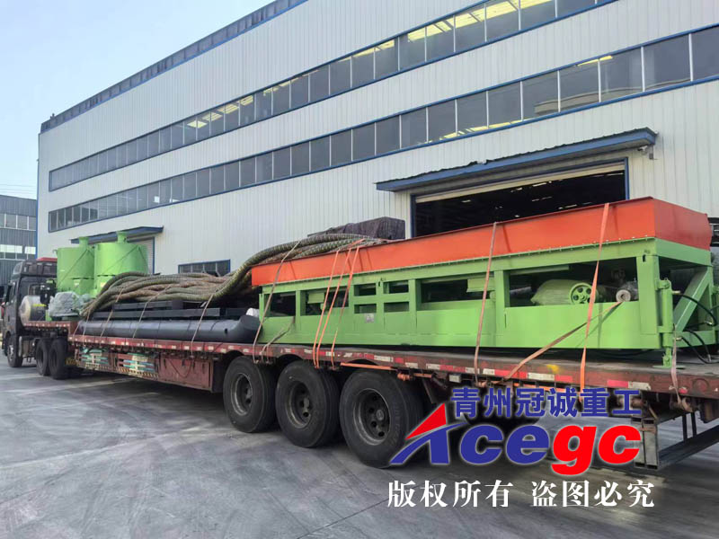 液壓鼓動溜槽+選礦離心機選金設(shè)備出口蒙古國