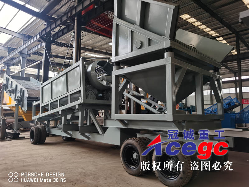 移動(dòng)式滾筒篩金礦尾礦提取設(shè)備